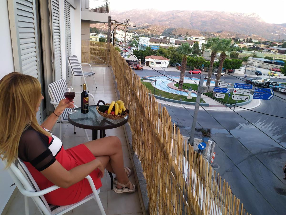 Apartment 94M2, Center Of Sitia, Wifi, 350M Beach Dış mekan fotoğraf